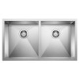 Blanco 443053: Quatrus R0 Equal Double Bowl Sink