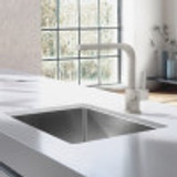 Blanco 443146: Quatrus R15 Medium Single Bowl Sink