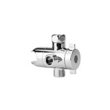 Jaclo Drop-In Shower Arm Mount with Adjustable Angle & Shower Head/Handshower Diverter in Polished Chrome Finish