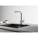Franke FFPS5800CH Active Kitchen Pull Out Chrome Faucet