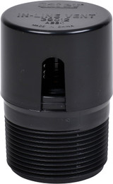 Oatey 39012 Plain ABS Inline Vent