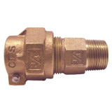 Legend Valve 313-204NL Pipe Coupling 3/4 in CTS Pack Joint x MPT Bronze
