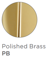 Jaclo 3024-DS-PB 24" Double Spiral Brass Hose in Polished Brass Finish