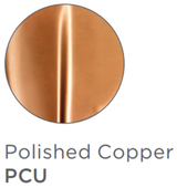 Jaclo 3049-DS-PCU 49" Double Spiral Brass Hose in Polished Copper Finish