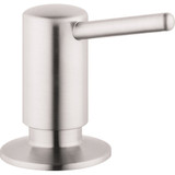 Hansgrohe 4539800 Soap Dispenser, Contemporary in Steel Optic