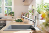 Hansgrohe 74800001 Zesis Kitchen Faucet 2-Spray, Pull-Out, 1.75 GPM in Chrome