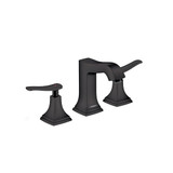 Hansgrohe 31330671 Metropol Classic Widespread Faucet 110 with Lever Handles and Pop-Up Drain, 1.2 GPM in Matte Black