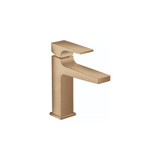Hansgrohe 32506141 Metropol Single-Hole Faucet 110 with Lever Handle and Pop-Up Drain, 1.2 GPM in Brushed Bronze