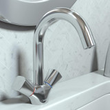 Hansgrohe 71222001 Logis Single-Hole Faucet 150 with Swivel Spout and Pop-Up Drain, 1.2 GPM in Chrome