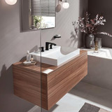 Hansgrohe 75033671 Vivenis Widespread Faucet 95 with Pop-UP Drain, 1.2 GPM in Matte Black