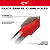 Milwaukee 48-20-8982 1/4" Carbide Tipped Glass and Tile Drill Bit