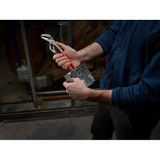 Milwaukee 48-22-6310 10" Straight Jaw Pliers with Ream & Punch Exposed Metal Handles & Precision Ground Plier Head