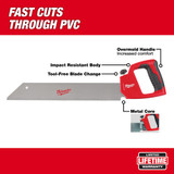 Milwaukee 48-22-0218 18 in. PVC Saw/ABS Hack Saw with Steel Handle