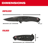 Milwaukee 48-22-1997 2.5" Hardline Smooth Plastic Blade Pocket Knife