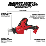 Milwaukee 2695-24 M18 18V Cordless Power Tool Combo Kit with Hammer Drill, Impact Driver, Reciprocating Saw, and Work Light (2 Batteries, Charger, and Tool Case Included)
