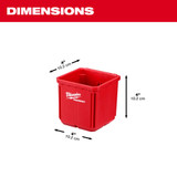 Milwaukee 48-22-8062 2PK PACKOUT Shop Storage Bin Set
