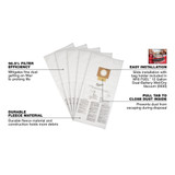 Milwaukee 49-90-1999 12 Gallon Fleece Dust Bags 5 Pack