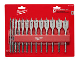 Milwaukee 48-27-1520 13 PC Flat Boring Bit Set