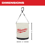 Milwaukee 48-22-8271 Canvas Utility Bucket