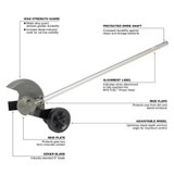 Milwaukee 49-16-2718 M18 FUEL QUIK-LOK Edger Attachment