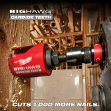Milwaukee 49-56-9280 7 Piece Big Hawg Hole Saw Kit with Carbide Teeth