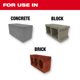 Milwaukee 48-20-9009 7/32 in. x 4 in. x 6 in. Shockwave Carbide Hammer Drill Bit