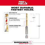 Milwaukee 48-89-4605 1/8 in. Titanium Shockwave Drill Bit