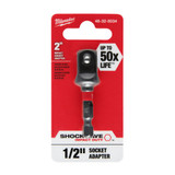 Milwaukee 48-32-5034 Shockwave 1/4 in. Hex to 1/2 in. Square Socket Adapter