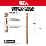Milwaukee 48-89-2312 RED HELIX Cobalt 15/64" Drill Bit