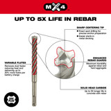 Milwaukee 48-20-7311 SDS-Plus MX4 3/16 in. x 4 in. x 6 in.