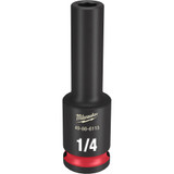 Milwaukee 49-66-6115 Shockwave Impact Duty 3/8" Drive 1/4" Deep 6 Point Socket