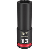 Milwaukee 49-66-6155 Shockwave Impact Duty 3/8" Drive 13MM Deep 6 Point Socket