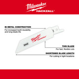 Milwaukee 49-00-5414 M12 HACKZALL Bi-Metal Blade - PVC