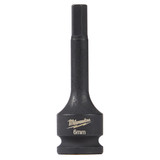 Milwaukee 49-66-5156 Shockwave Lineman's 3/8 in. Drive - 6mm Hex Bit Socket