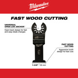 Milwaukee 49-25-1101 Milwaukee OPEN-LOK 1-3/8" HCS WOOD BLADE 1PK