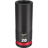 Milwaukee 49-66-6281 Shockwave Impact Duty 1/2" Drive 20MM Deep 6 Point Socket