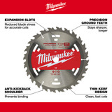 Milwaukee 48-41-0710 7-1/4 in. 24T Basic Framer Circular Saw Blade