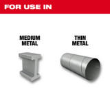 Milwaukee 49-00-5324 M12 HACKZALL Bi-Metal Blade - Metal Scroll 5PK