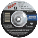 Milwaukee 49-94-7025 Grinding Wheel 7 in. x 1/4 in. x 5/8 in., 11 (Type 27)