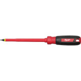 Milwaukee 48-22-2221 1/4 in. Slotted - 6 in. 1000 V Insulated Screwdriver