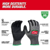 Milwaukee 48-73-7004 Cut Level 6 High-Dexterity Nitrile Dipped Gloves - XXL