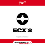 Milwaukee 48-32-4142 Shockwave Impact ECX #2 Insert Bits 25PK