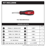 Milwaukee 48-22-2761 11-in-1 Screwdriver SQ