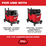 Milwaukee 49-90-1980 1-7/8" Dust Extraction Adaptor Kit