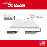 Milwaukee 48-22-1975 75-Piece General Purpose Utility Blades w/ Dispenser