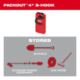 Milwaukee 48-22-8333 PACKOUT 4? S-Hook