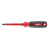 Milwaukee 48-22-2241 #1 ECX 4 in. 1000V Insulated Screwdriver Milwaukee 48-22-2241 #1 ECX 4 in. 1000V Insulated Screwdriver