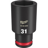 Milwaukee 49-66-6292 Shockwave Impact Duty 1/2" Drive 31MM Deep 6 Point Socket
