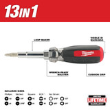 Milwaukee 48-22-2880 13-in-1 Cushion Grip Screwdriver
