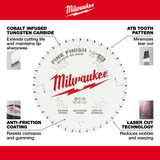 Milwaukee 48-40-0726 7-1/4 in. 40T Fine Finish Circular Saw Blade